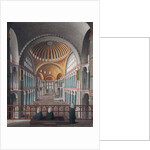 The interior of the Mosque of Aya Sofya by Anonymous Greek artist