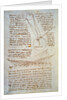 Page from Forster Codex by Leonardo da Vinci
