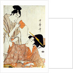 A Tanzaku Prayer-paper for the Star Festival by Kitagawa Utamaro