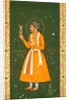 Portrait of Prince Khurran, later Shahbuddin Mohammed Shah Jahan, Mughal Emperor of India, holding a turban ornament or jewel by Abu'l Hasan