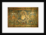 Tapestry showing the Arms of The Earl of Leicester by Unknown