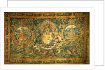 Tapestry showing the Arms of The Earl of Leicester by Unknown