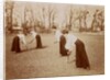 Four ladies playing hockey by Andrew Pitcairn-Knowles
