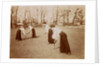 Four ladies playing hockey by Andrew Pitcairn-Knowles