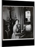 Princess Margaret by piano by Cecil Beaton