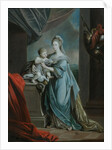Princess Augusta Charlotte with her infant son by Angelica Kauffman