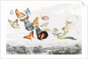 The Fairy Queen takes an airy drive in a light carriage by Richard Doyle
