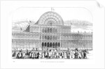 View of the grand entrance to The Great Exhibition of 1851 by Anonymous