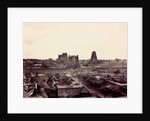 View of the line of Gopurams from the top of the Raya Gopuram by Captain Linnaeus Tripe