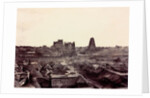 View of the line of Gopurams from the top of the Raya Gopuram by Captain Linnaeus Tripe