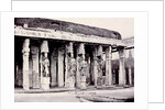 Part of the Front of the Sashanarayana Mundapum by Captain Linnaeus Tripe