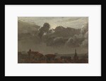 Cityscape with gathering clouds by Benjamin West