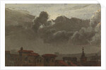 Cityscape with gathering clouds by Benjamin West