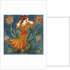 Anemone tile by Walter Crane