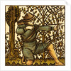 The Countryman and the Snake tile by Unknown