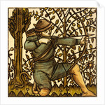 The Countryman and the Snake tile by Unknown