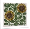 Sunflowers tile by William De Morgan