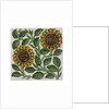 Sunflowers tile by William De Morgan