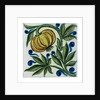 Yellow flower tile by William De Morgan