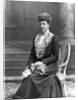 Queen Alexandra with one of her pet dogs by Lafayette Portrait Studios