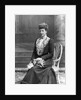 Queen Alexandra with one of her pet dogs by Lafayette Portrait Studios