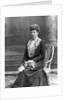 Queen Alexandra with one of her pet dogs by Lafayette Portrait Studios