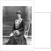 Queen Alexandra with one of her pet dogs by Lafayette Portrait Studios