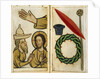 Devotional booklet, The Stigmata of Christ. North Rhine Westphalia, Germany, early 14th century by Unknown