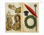 Devotional booklet, The Stigmata of Christ. North Rhine Westphalia, Germany, early 14th century by Unknown
