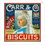 Tin of Royal Biscuits by Carr & Co.
