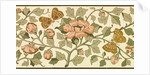 Wallpaper with branches of flowers and butterflies by Bruce James Talbert