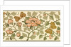 Wallpaper with branches of flowers and butterflies by Bruce James Talbert