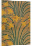 Wallpaper of Lily pattern by Walter Crane