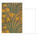 Wallpaper of Lily pattern by Walter Crane