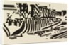 Dazzle Ship in Dry Dock, by Edward Wadsworth. Britain, 1918 by Edward Wadsworth