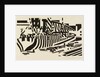 Dazzle Ship in Dry Dock, by Edward Wadsworth. Britain, 1918 by Edward Wadsworth