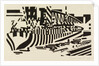 Dazzle Ship in Dry Dock, by Edward Wadsworth. Britain, 1918 by Edward Wadsworth