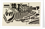 Dazzle Ship in Dry Dock, by Edward Wadsworth. Britain, 1918 by Edward Wadsworth