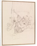 Oriental figures, probably Mecca pilgrims, aboard a boat by David Wilkie