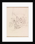 Oriental figures, probably Mecca pilgrims, aboard a boat by David Wilkie