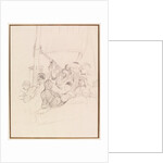 Oriental figures, probably Mecca pilgrims, aboard a boat by David Wilkie