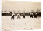 Entrainement des dames du Brussels Hockey Club dribbling by Andrew Pitcairn-Knowles