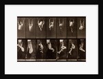 Man performing acrobatics by Eadweard Muybridge