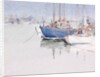 View of boats moored in Poole Harbour by Stanislaus Soutten Longley