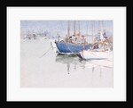View of boats moored in Poole Harbour by Stanislaus Soutten Longley