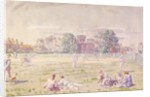 The Cricket Green, Great Bentley by Walter Bayes
