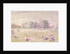 The Cricket Green, Great Bentley by Walter Bayes
