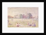 The Cricket Green, Great Bentley by Walter Bayes