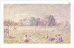 The Cricket Green, Great Bentley by Walter Bayes