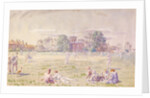 The Cricket Green, Great Bentley by Walter Bayes